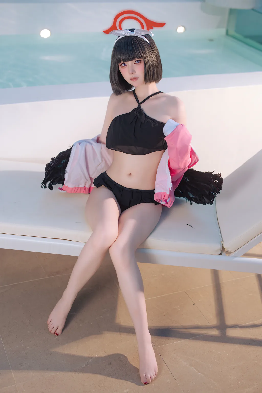屿鱼 NO.071 – 蔚蓝档案 静山真白泳装[30P/218MB]插图3