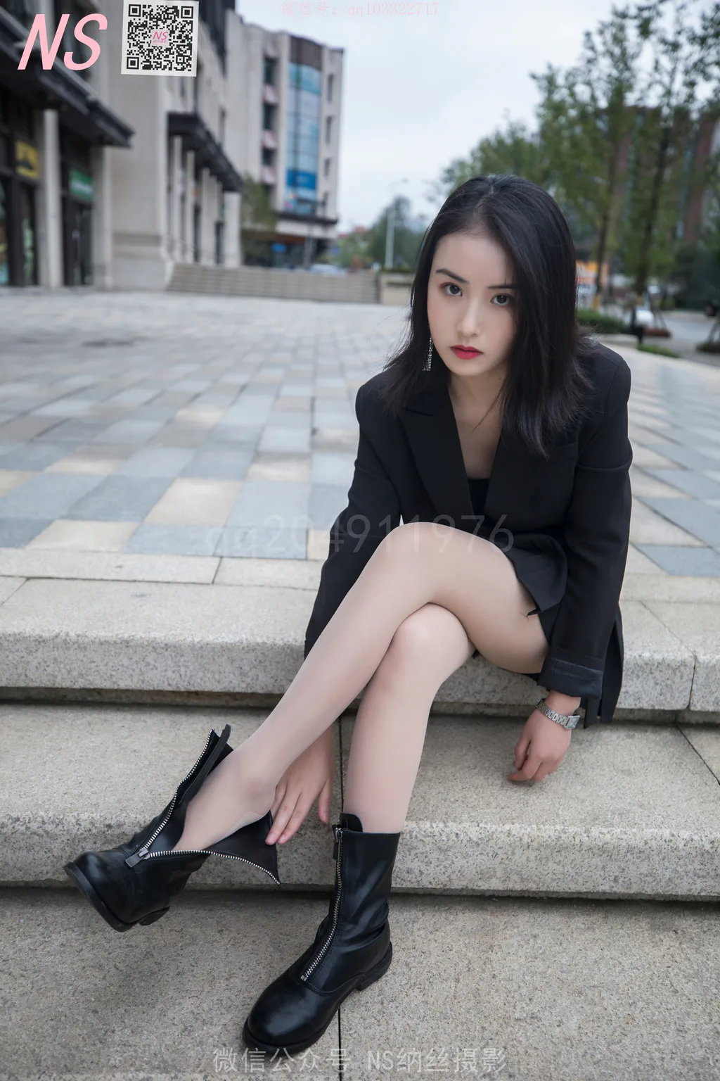 [纳丝摄影]0165 忆霜特殊的美妙长靴丝袜[64P/1V/1.08GB]插图2