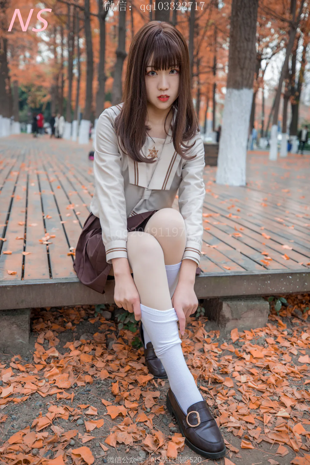 [纳丝摄影]0153 枫之少女 白丝肉丝萌萌哒的枫[93P/1V/1.44GB]插图3