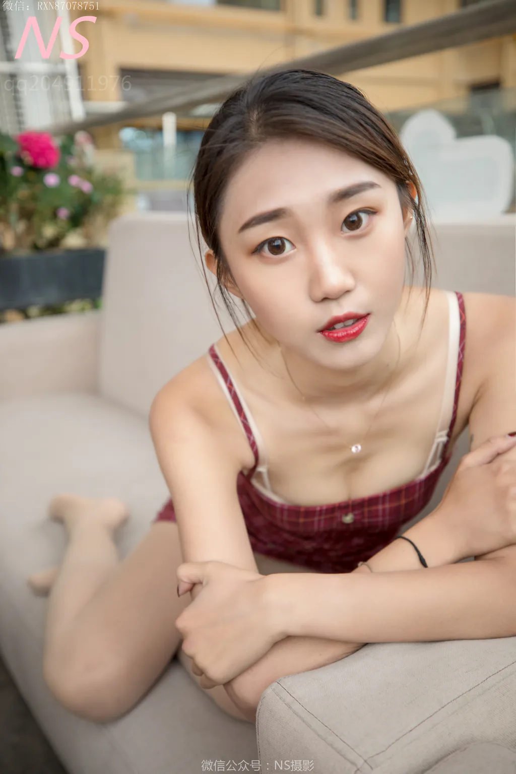 [纳丝摄影]0143 婉文 穿着丝袜去喝茶啦[60P/468MB]插图