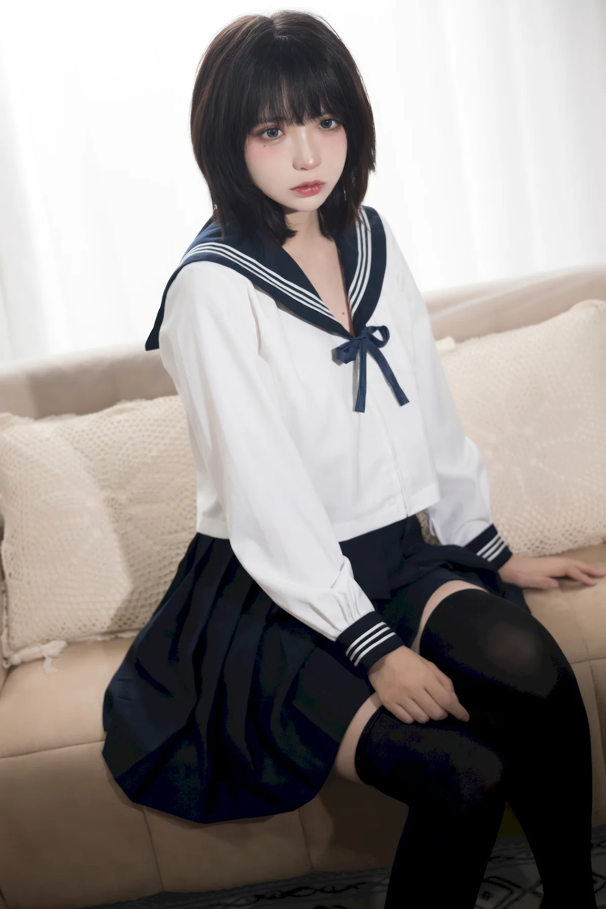 疯猫ss NO.163 – 致郁JK[40P/284MB]插图3