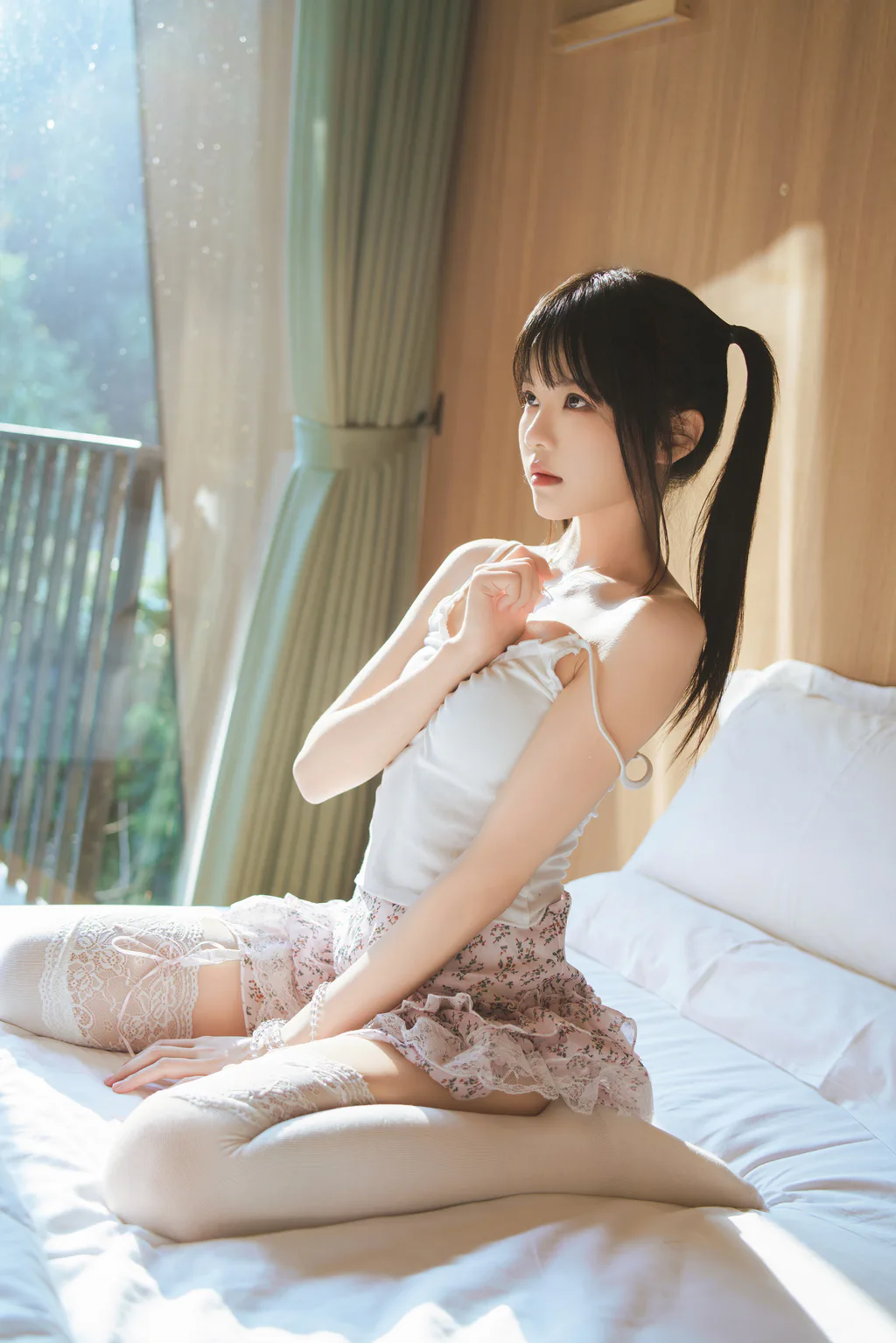 桜桃喵 NO.189 – 春日碎花[57P/1V/1.13GB]插图1