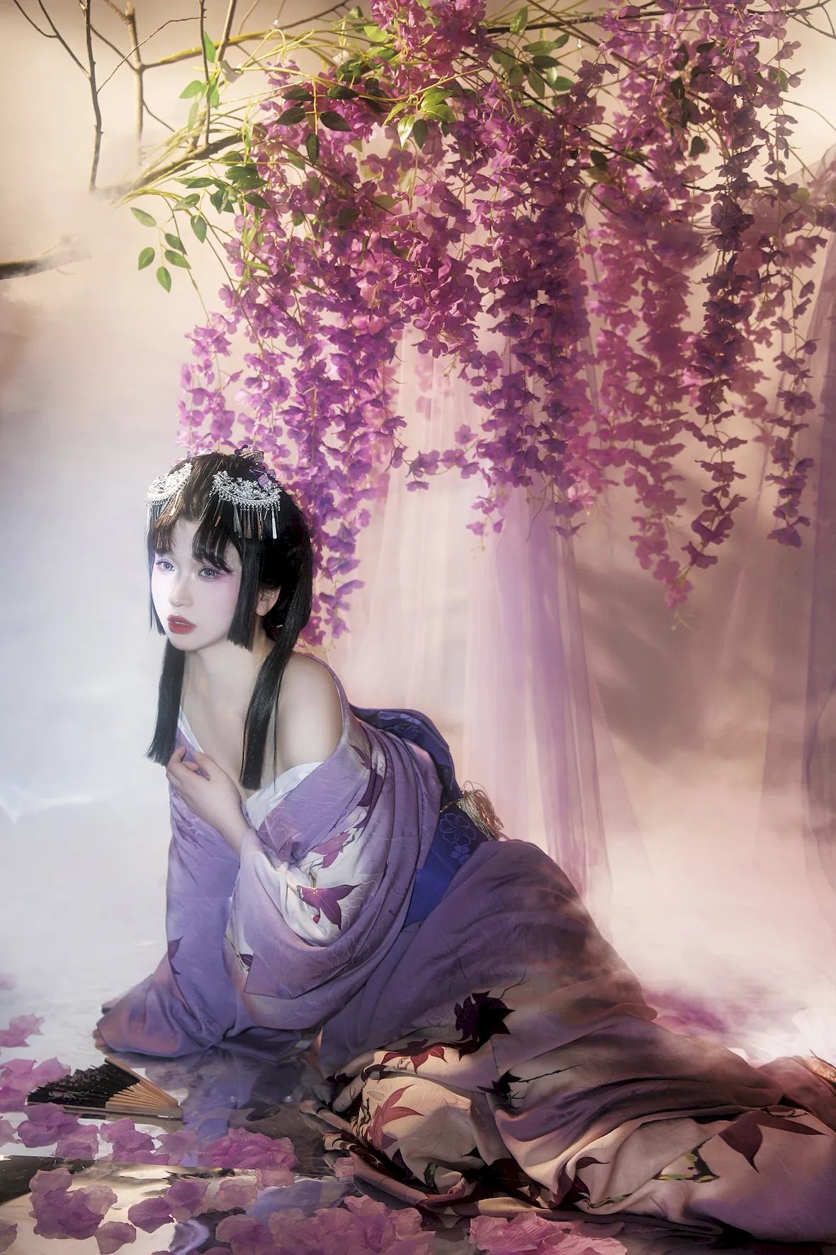 [YITUYU艺图语]2023.07.03 紫藤花妖 猫咪[22+1P/238MB]插图2