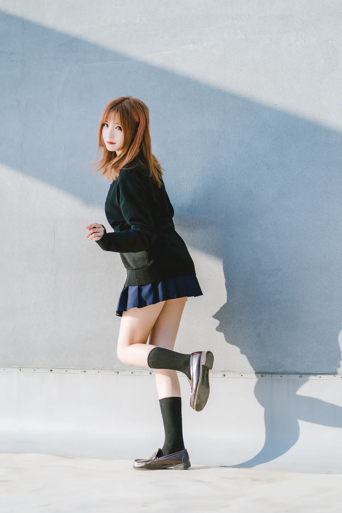 [YITUYU艺图语]2023.06.29 天台jk写真 橙蚊蚊Agent[21+1P/228MB]插图2