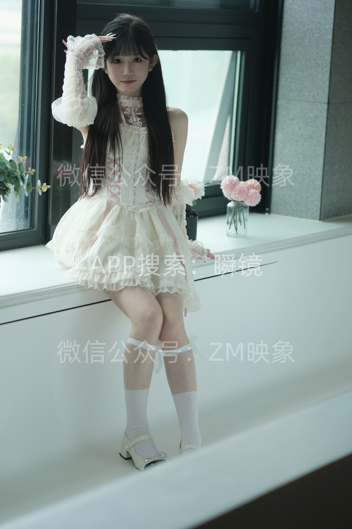 织梦映像：六月众筹二期-白丝版 [191P/1V/676MB]插图3