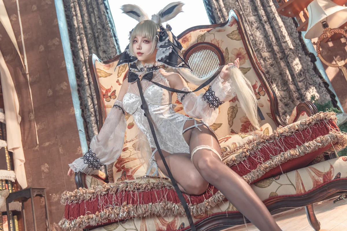 狐玖玖 NO.007 – 碧蓝航线 可畏 白兔女郎[25P/663MB]插图2