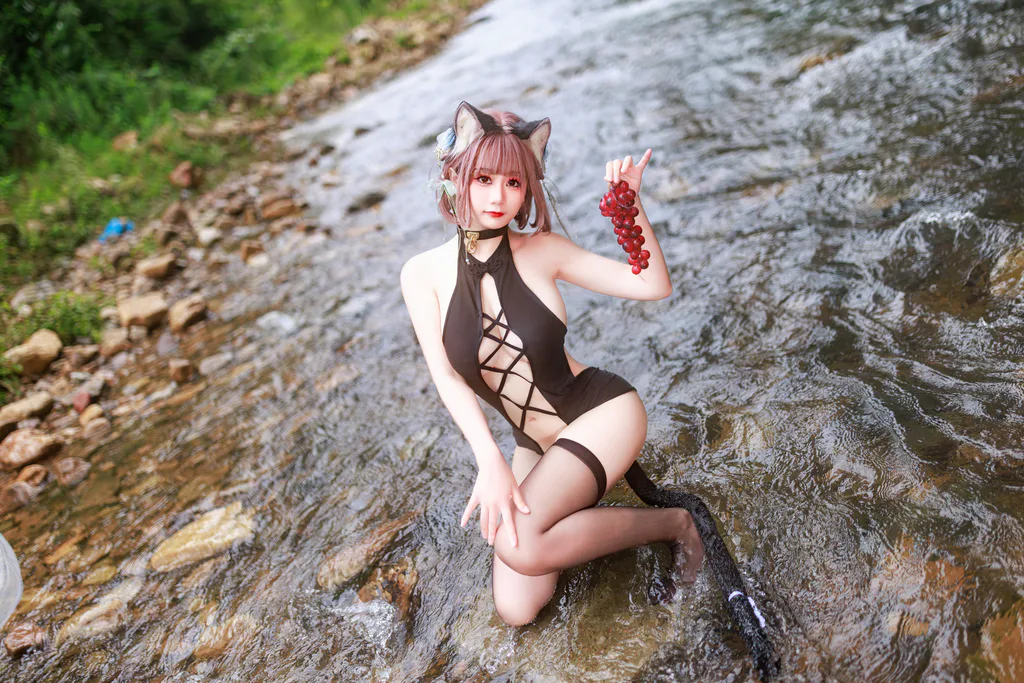 阿雪雪 NO.036 – 戏水猫猫[22P/328MB]插图3