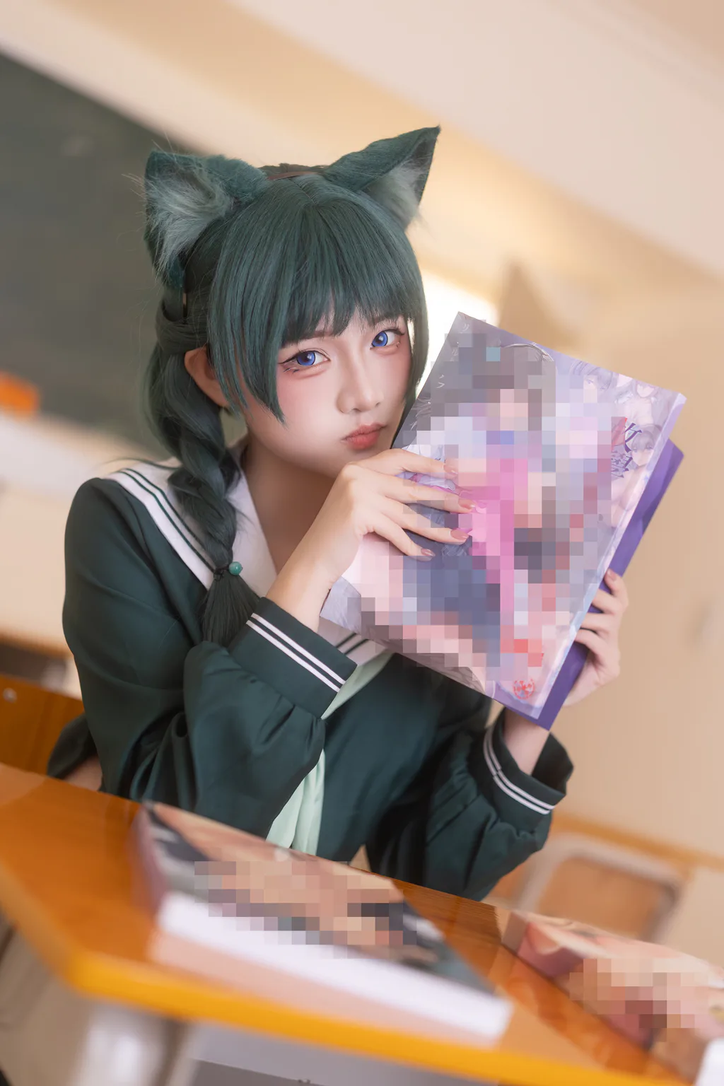 Xiaoyukiko NO.009 – Neko Maomao 要师少女 猫猫 Jk[63P/233MB]插图2