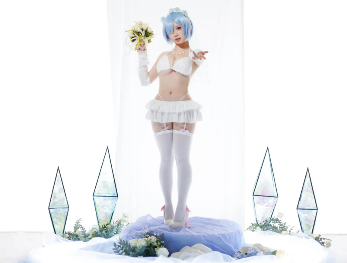 樱落酱w NO.034 – 从零开始的异世界生活 蕾姆花嫁[25P/206MB]插图2