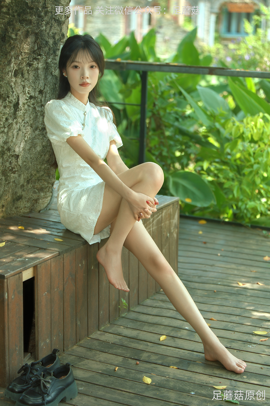 [足蘑菇] 第38期-饼饼-夏日蝉鸣与旗袍 [100P/540MB]插图3