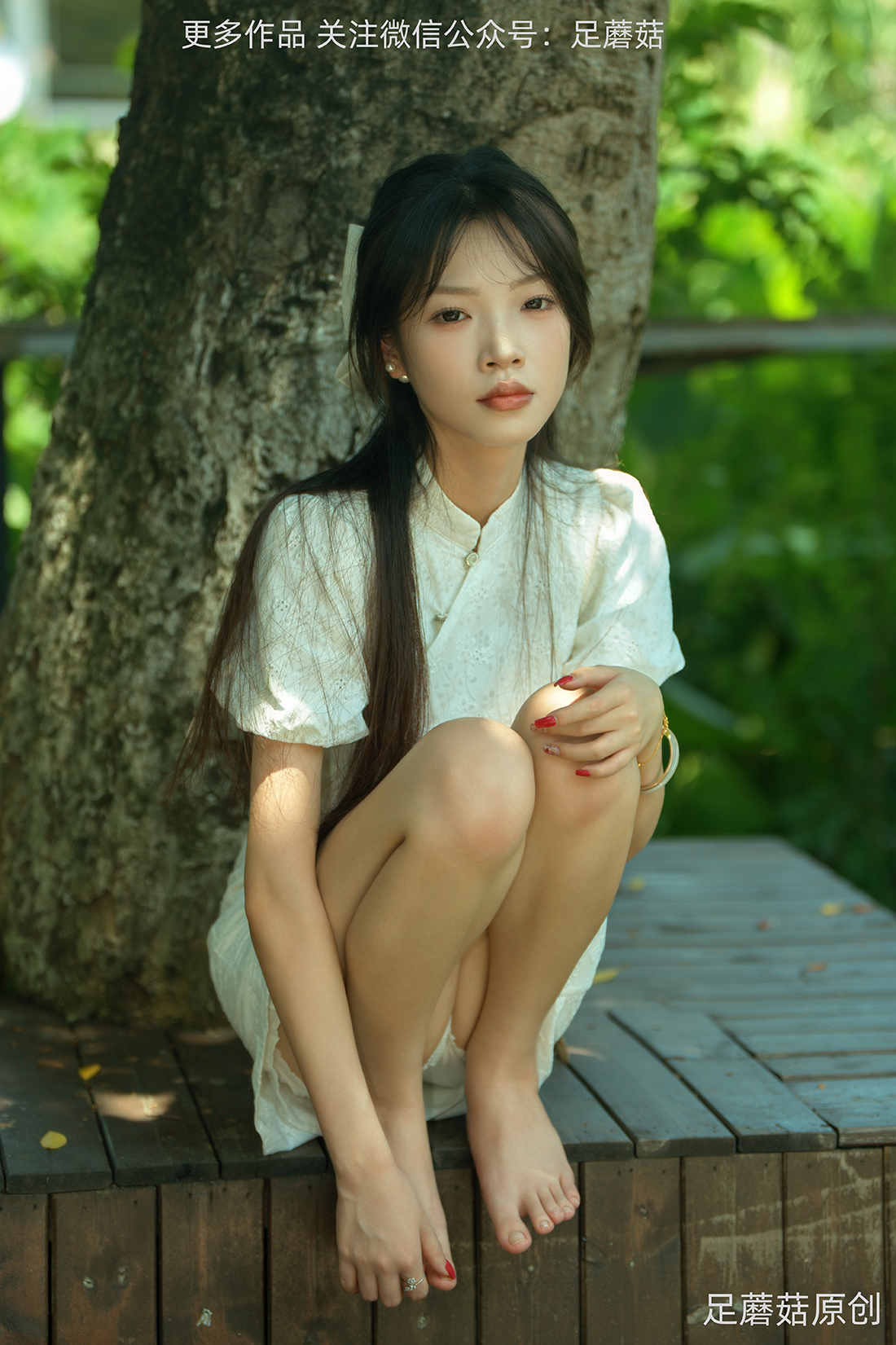 [足蘑菇] 第38期-饼饼-夏日蝉鸣与旗袍 [100P/540MB]插图