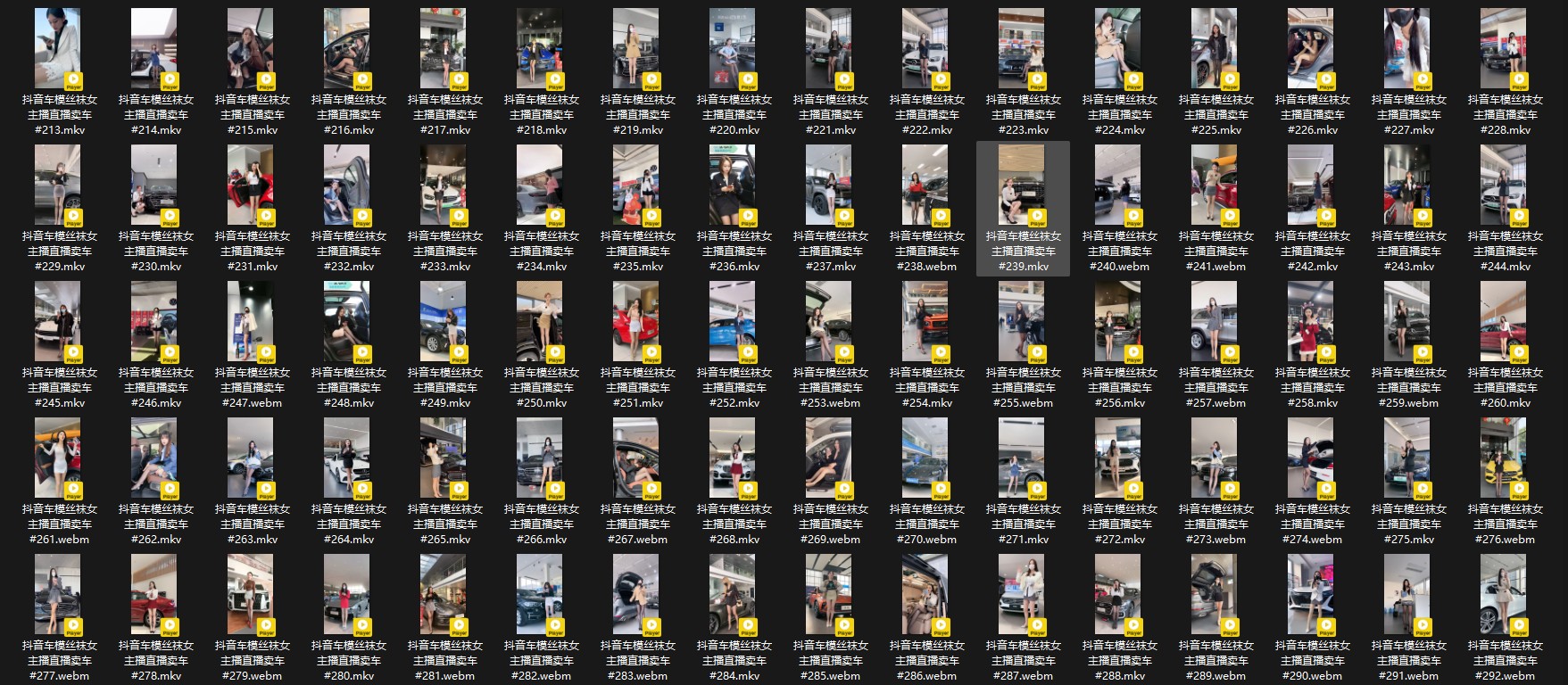 抖音女主播直播卖车合辑2[243V/55.15GB]插图1