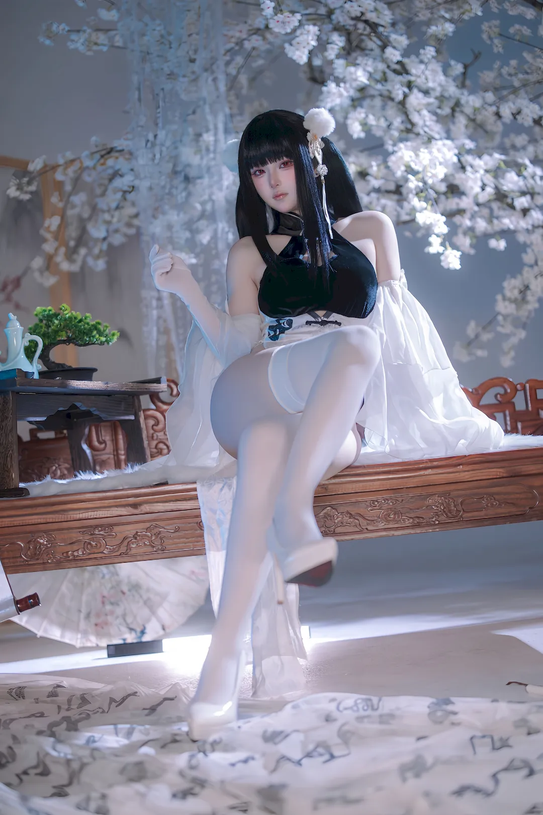 屿鱼 NO.072 – 碧蓝航线 史特拉塞 艳书美玉[98P/440MB]插图1