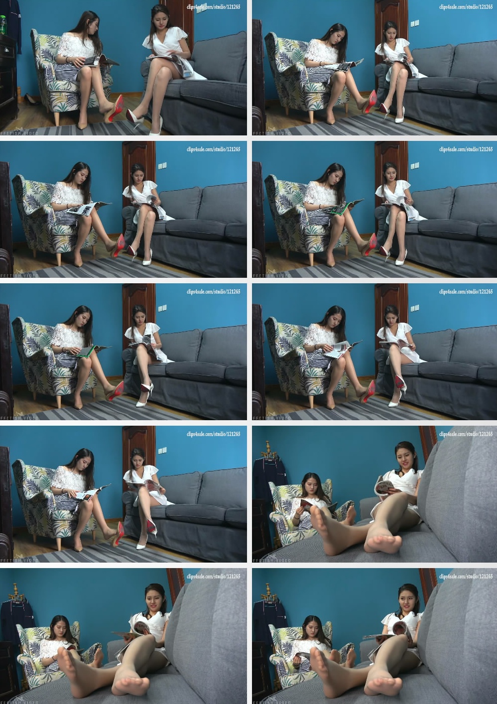 K&M 012-高跟肉丝姐妹花[1V/361M]插图