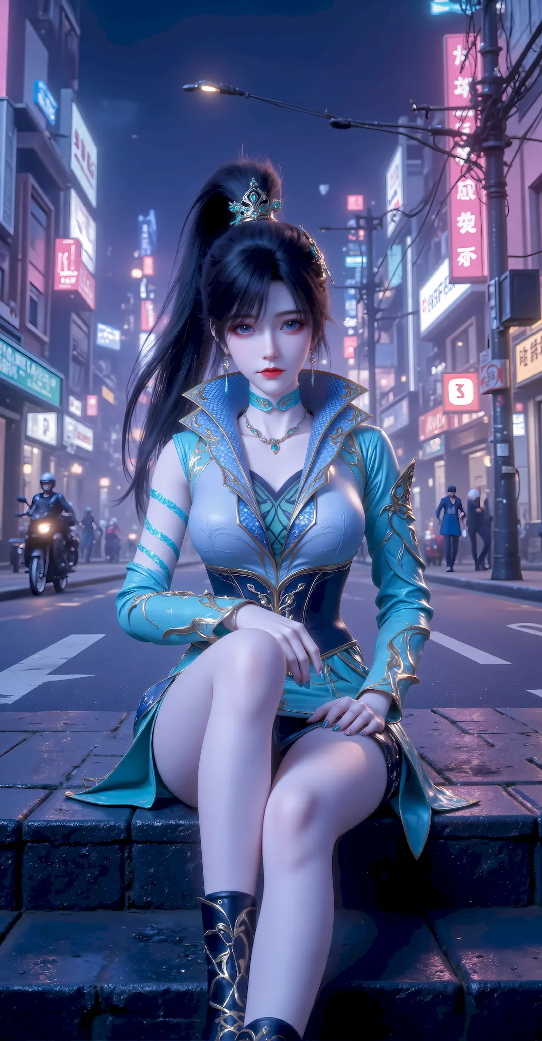 AI绘画 1159 青鳞 [44P/667M]插图