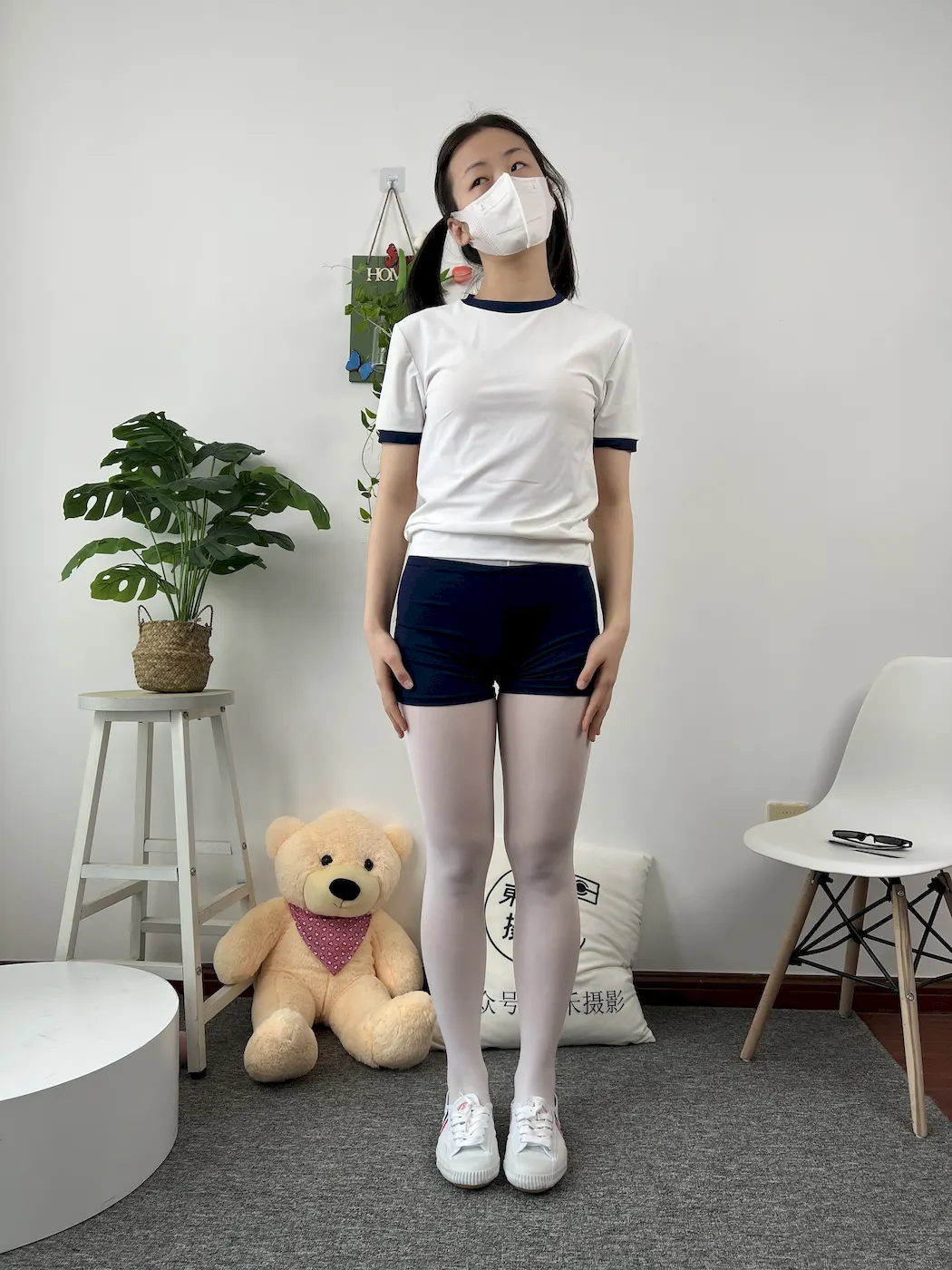 三禾摄影 NO.089 体操服 项圈[310P/1V/1.37GB]插图1