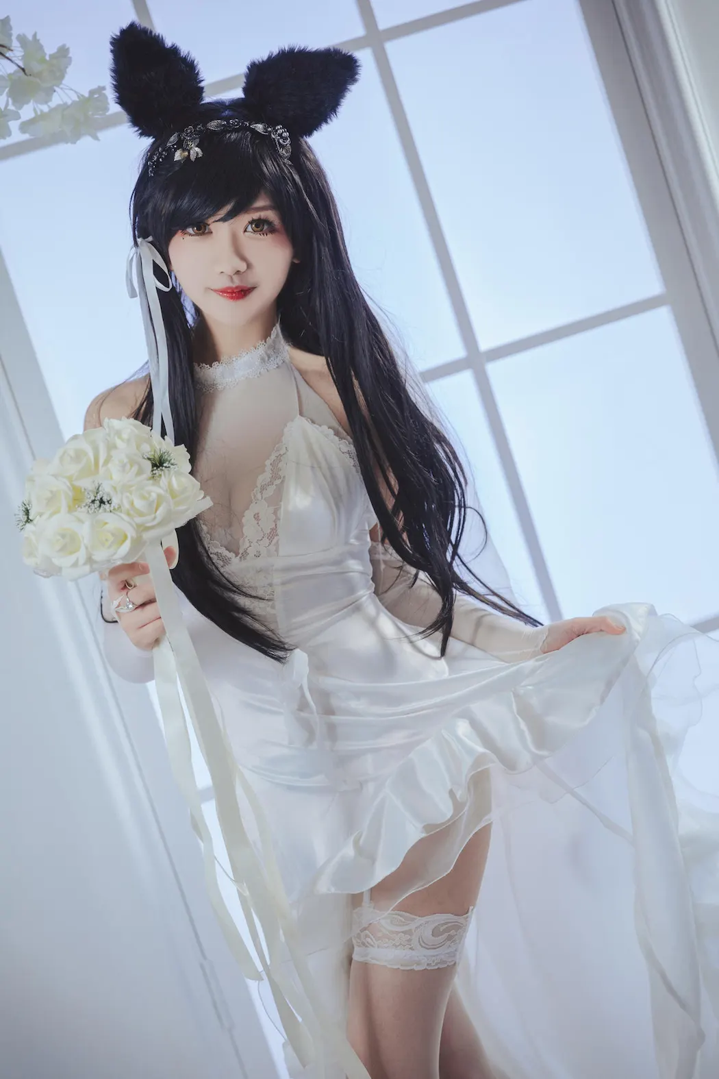 源纱希喵喵喵 NO.032 – 爱宕花嫁[26P/38MB]插图1