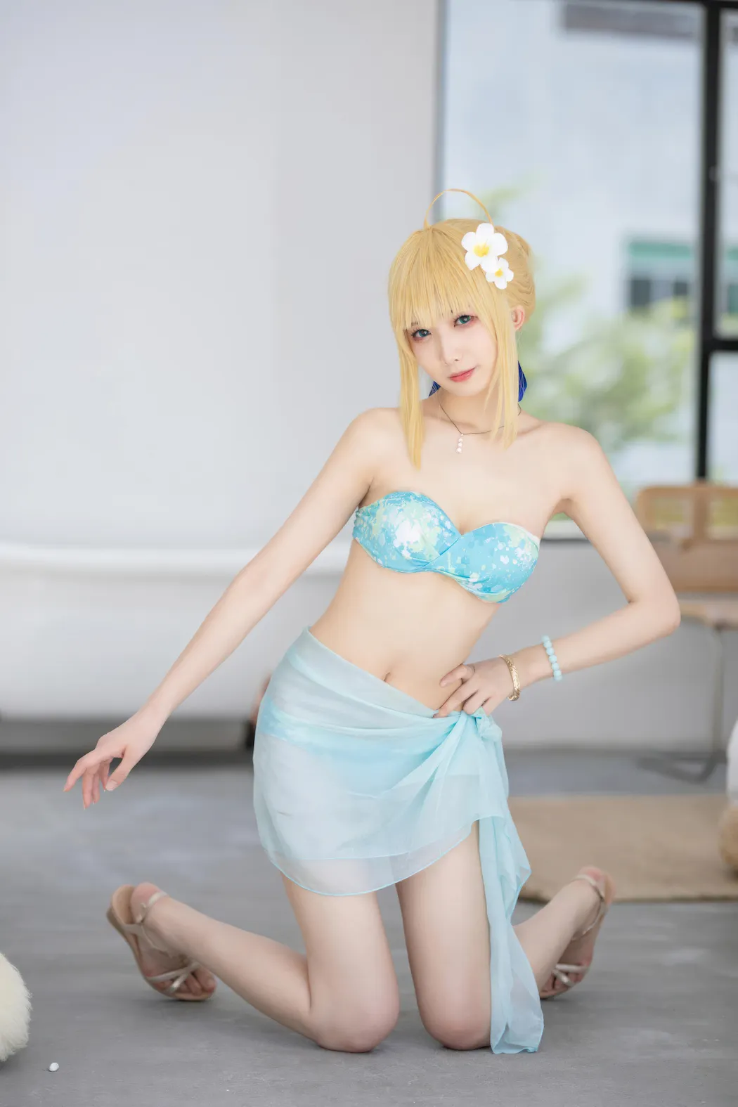 封疆疆v NO.086 – FGO Saber 泳装[49P/404MB]插图3