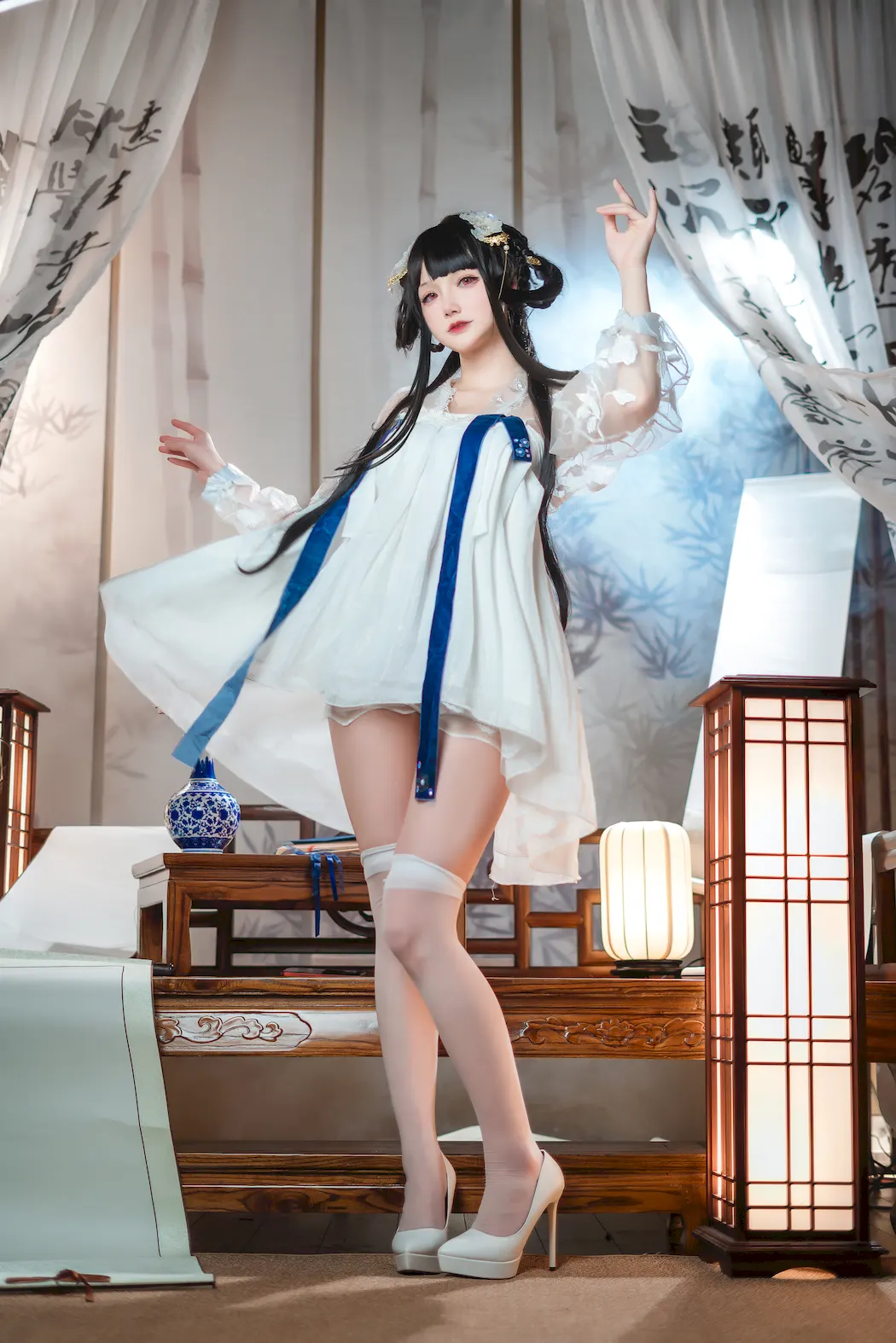 [YITUYU艺图语]2023.09.21 碧蓝航线-逸仙旗袍 仙九Airi_[22+1P/602MB]插图2