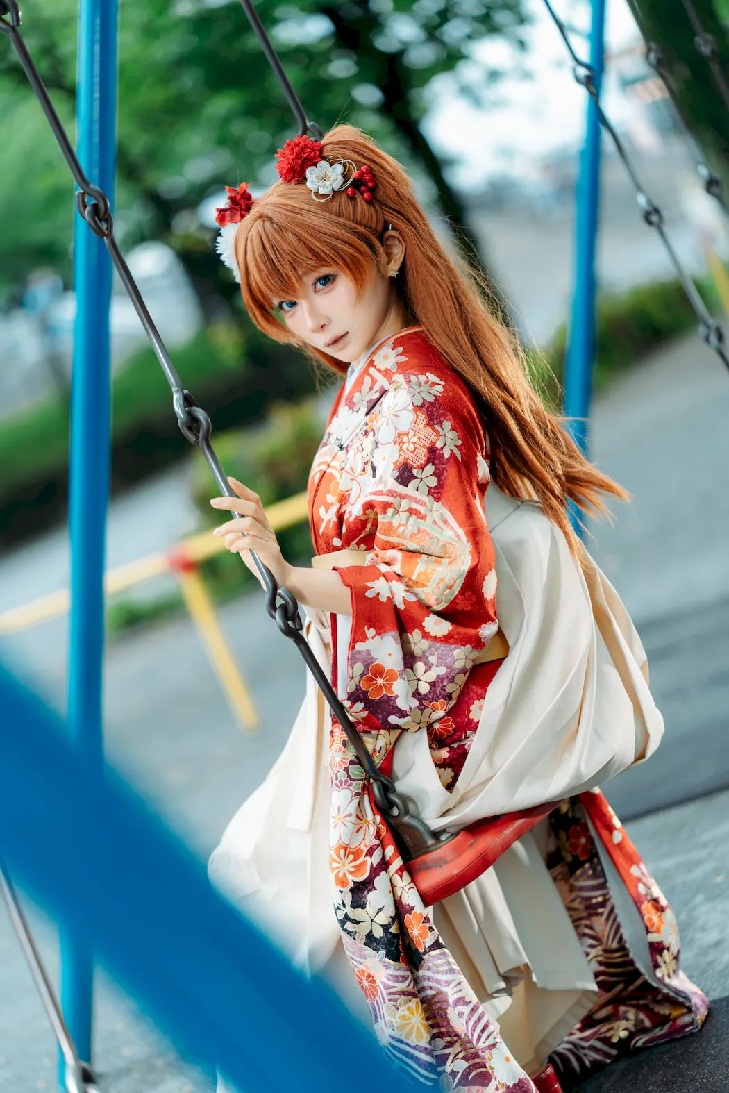 蠢沫沫 NO.320 – EVA 明日香 和服[30P/515MB]插图