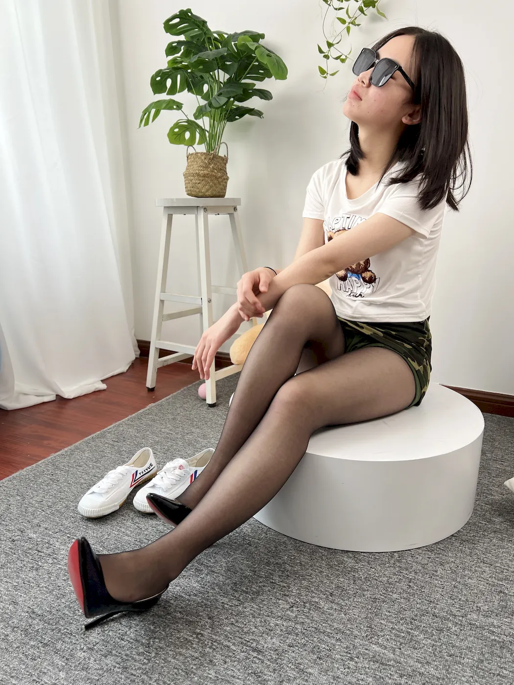 三禾摄影 NO.088 迷彩短裙 高跟[371P/1V/1.49GB]插图