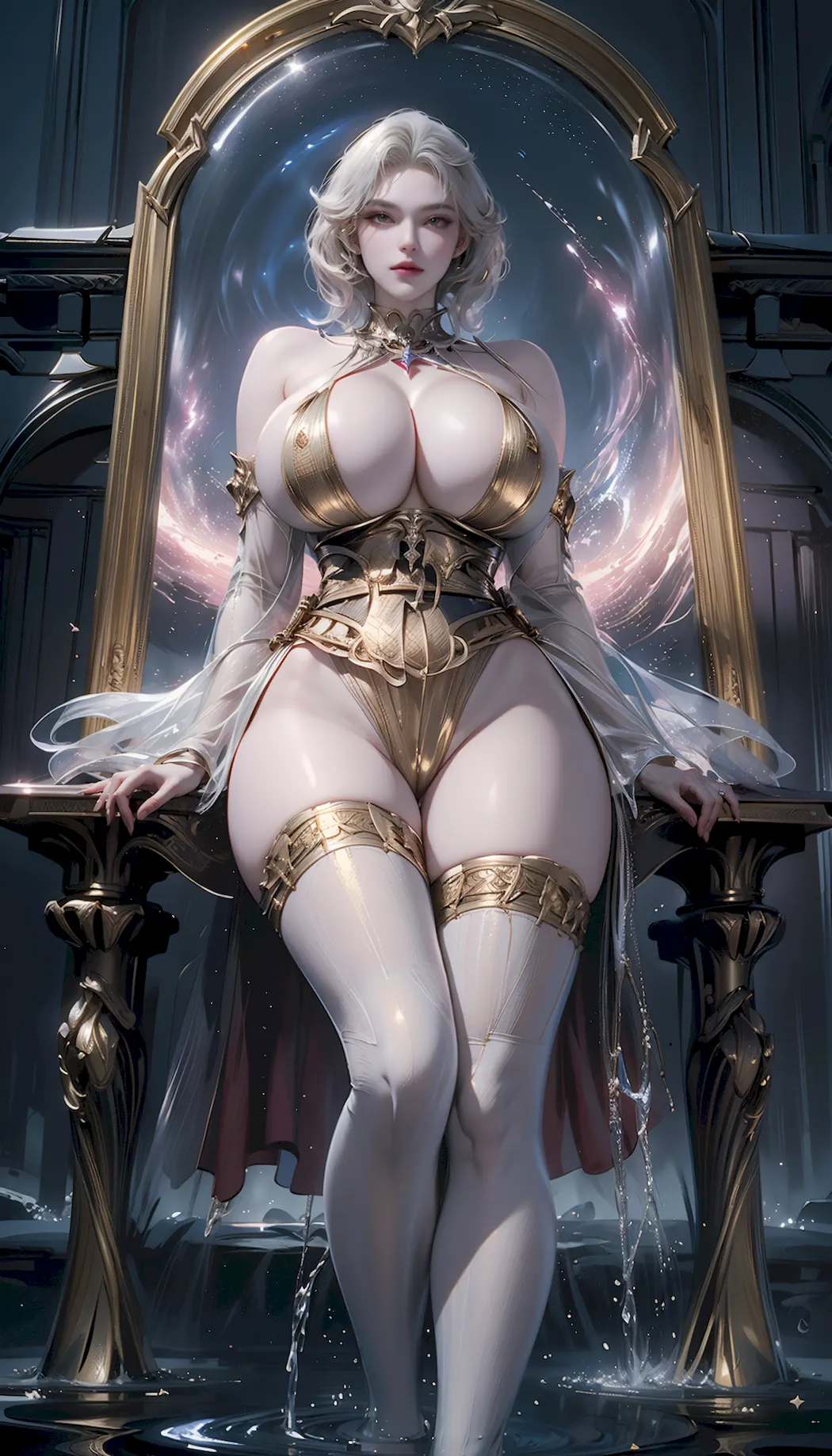 AI绘画 1171 吞噬星空-九皇女金色內衣[194P/1095M]插图1