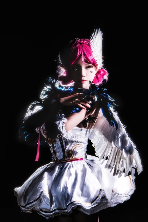 罗莉风COS 桜桃喵 – 王者荣耀之小乔天鹅之梦 [12P/278MB]