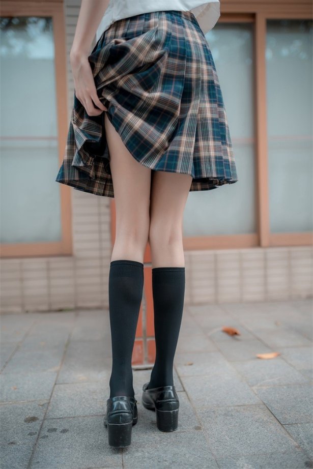 风之领域精品写真@No.075 JK黑丝长筒袜 [46/268MB]
