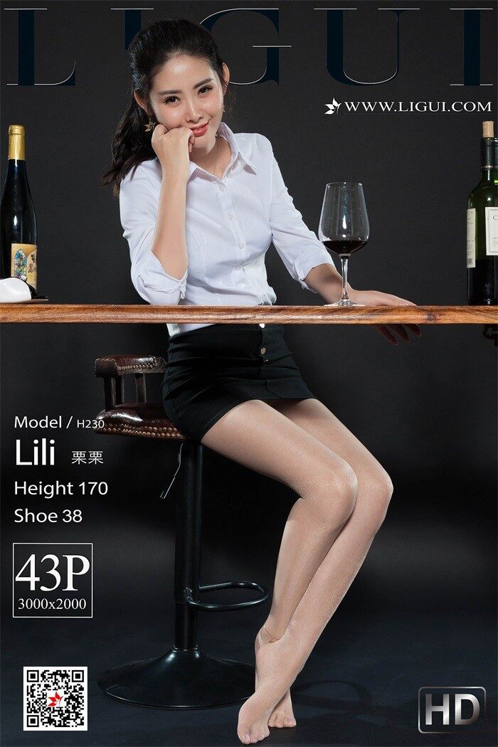 [Ligui丽柜] 2018.12.19 红酒与肉丝 Model 栗栗 [44P/39.3MB]