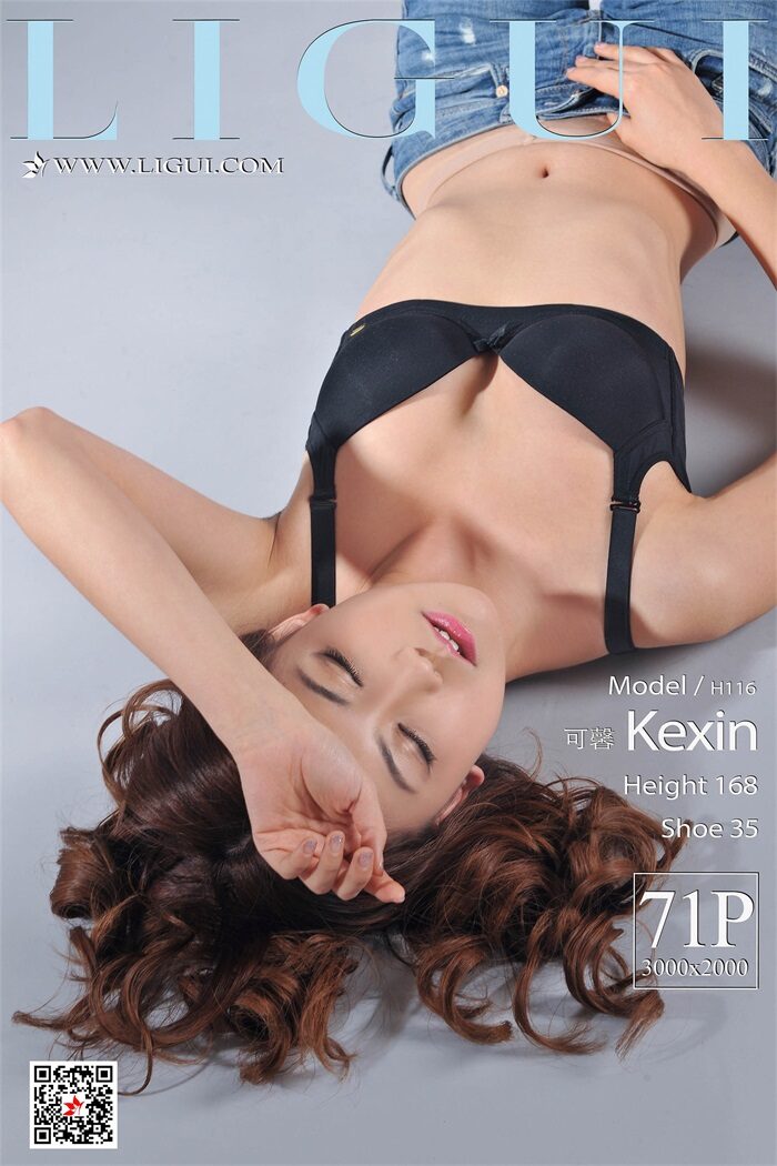 [Ligui丽柜] 2019.10.27 网络丽人 Model 可馨牛仔裤 [72P/55.7MB]