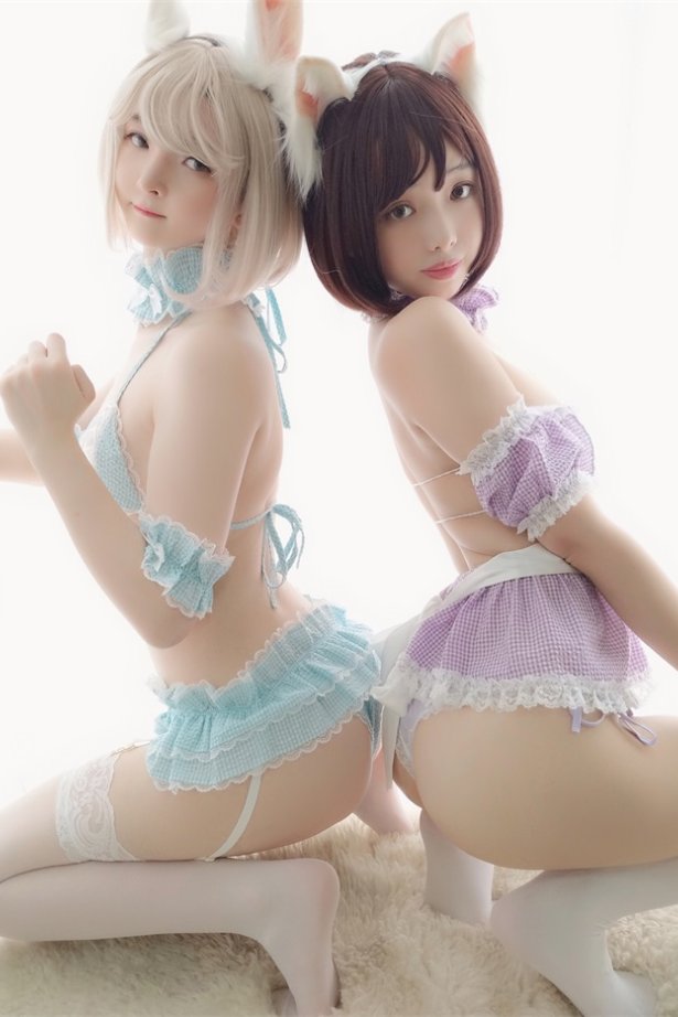人气Coser@一小央泽&雯妹 – 《风铃花与薰衣草》[48P/3V/125MB]