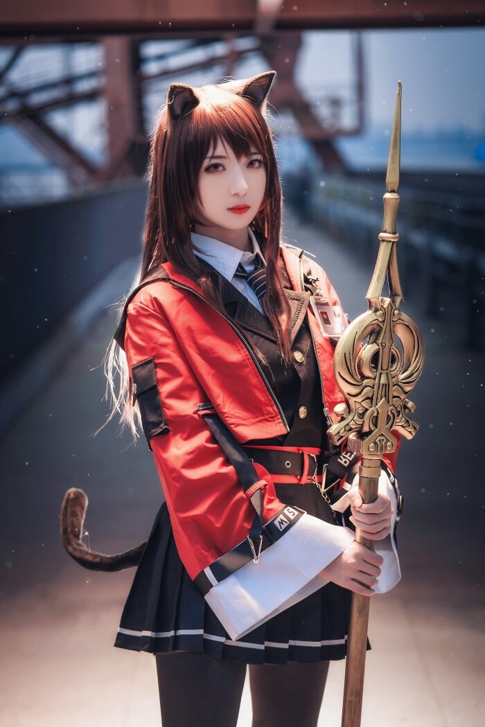 动漫博主@弥音音ww 明日方舟 天火 [14P/42.8MB]