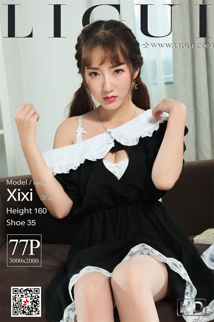 [Ligui丽柜] 2020.01.16《乖乖少女情》 – 汐汐 [78P/175MB]