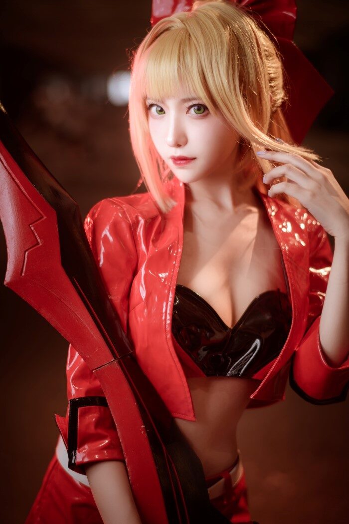 人气动漫Coser@Shika小鹿鹿 尼禄赛车 [11P/23MB]