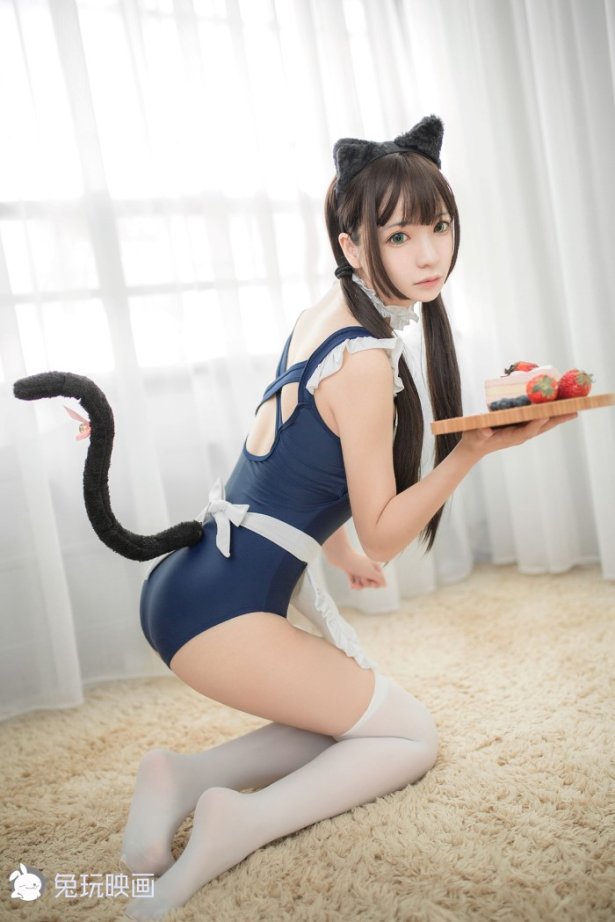 兔玩映画 夏日泳装 Vol.002 萌猫娘 [59P/72MB]