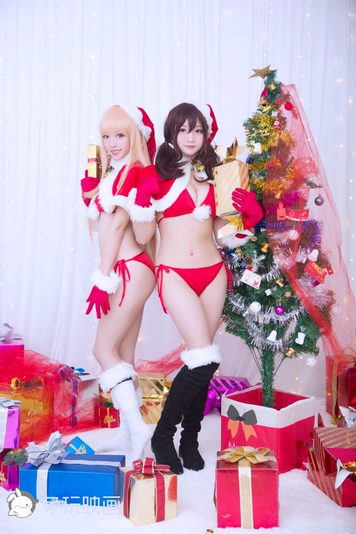 兔玩映画 SD Vol.002 小埋和海老名 圣诞快乐 [22P/260MB]