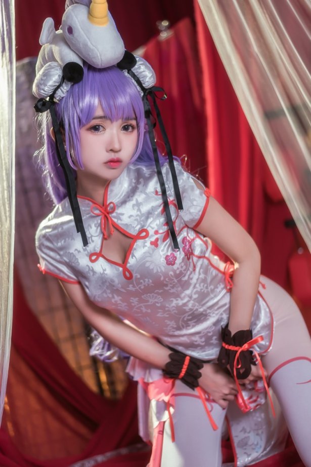 人气动漫Coser@鳗鱼霏儿 – 碧蓝华裳 独角兽 [10P/108MB]