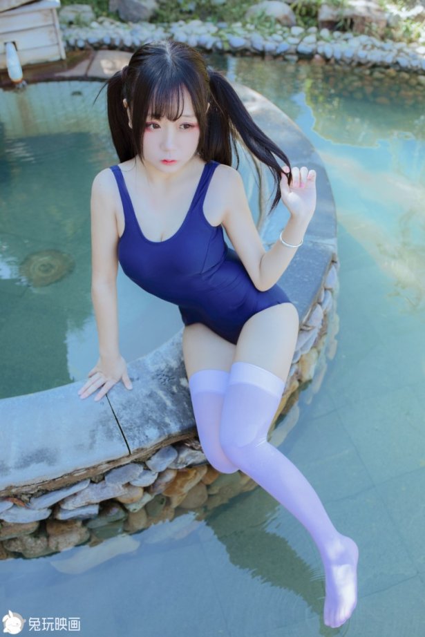 兔玩映画 夏日泳装 Vol.044  白丝温泉浴 [40P/889MB]