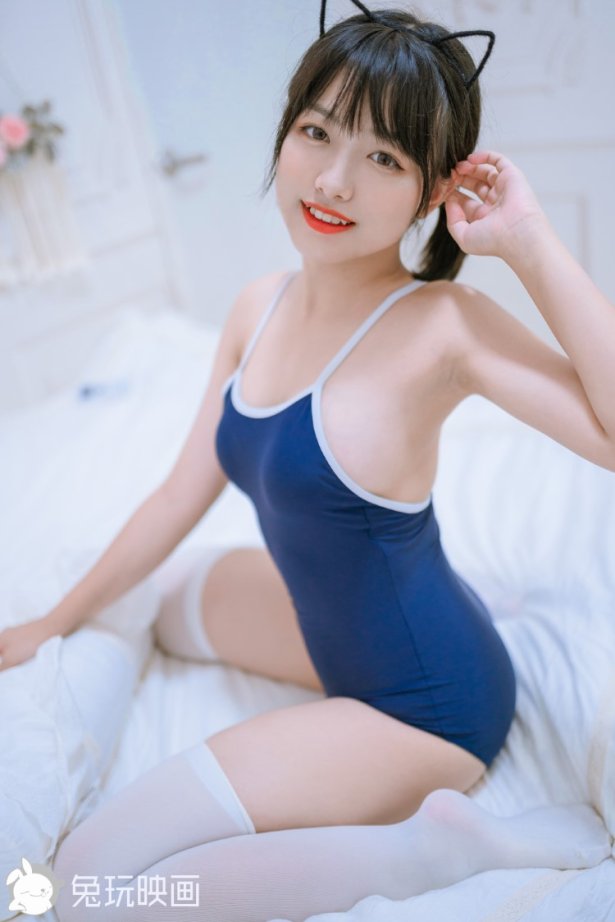 兔玩映画 夏日泳装 Vol.047 白丝猫耳朵 [40P/418MB]