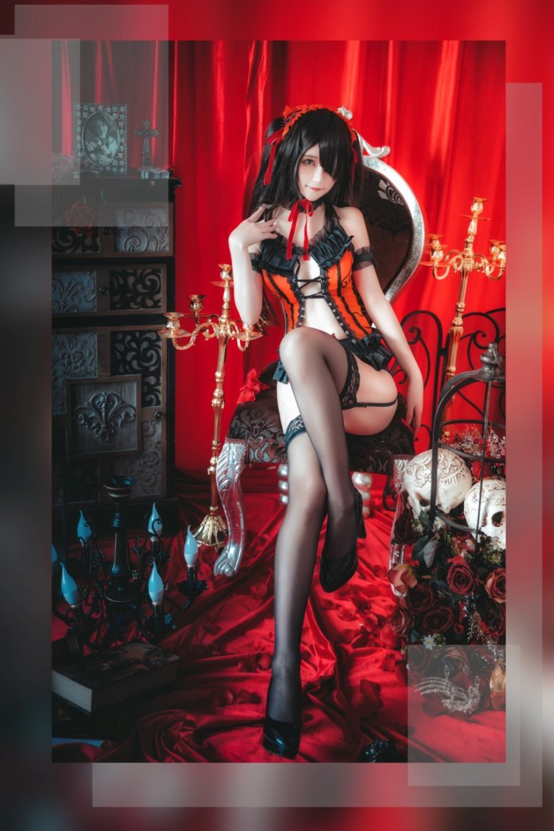 网荭Coser@yui金鱼 – 约会大作战时崎狂三 [11P/106MB]