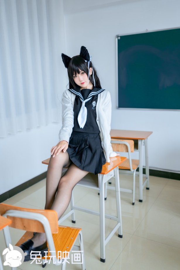 兔玩映画 C 261 爱宕黑丝JK [40P/460MB]