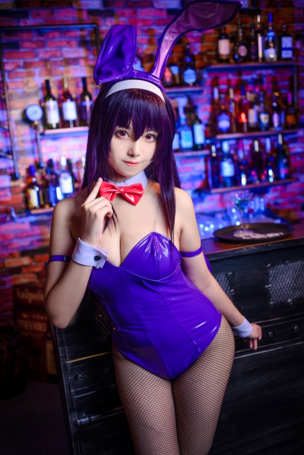 微博二次元coser@蜜汁猫裘 诗羽兔女郎 [25P/311MB]