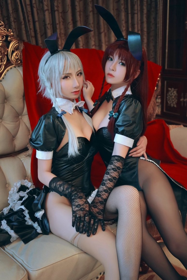微博人气Coser@半半子 东方幻想乡兔女郎 [30P/15M]
