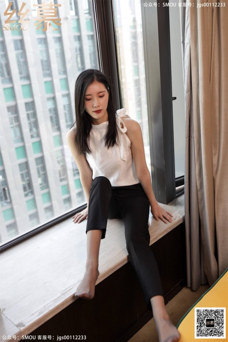 丝慕写真 SM425 天天一元 紫宁《高腰OL西裤袜》[64P/189MB]