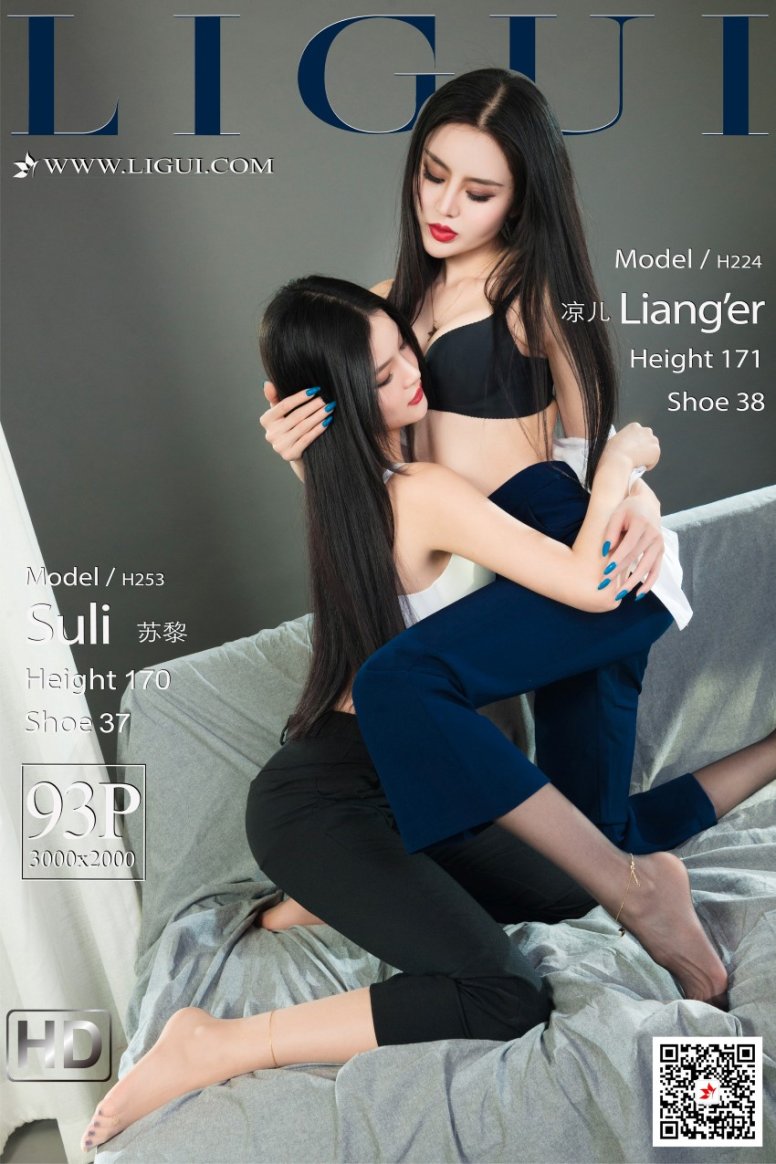 [Ligui丽柜]网络丽人 2021.03.26 Model《双生花-遇望香丝》凉儿&苏黎 [94P/126MB]