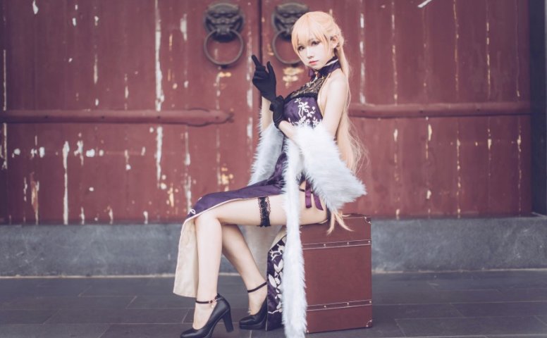 Coser衣衣 – 少女前线 紫雨心 [14P/25MB]