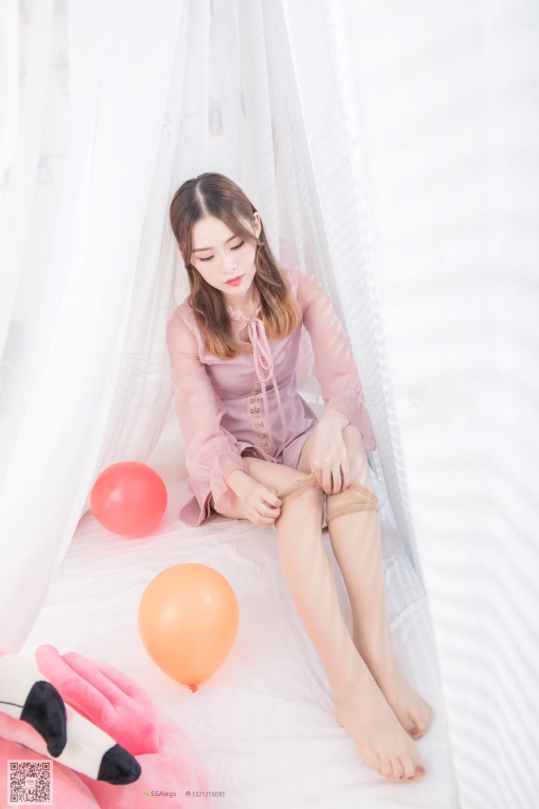 [SSA丝社]超清写真 NO.027 琪琪 肉色开档丝袜 清纯镁钕 [99P/887MB]