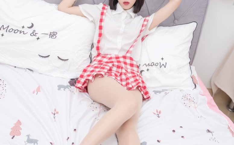 [SSA丝社]超清写真 NO.033 大大 红白格子齐臀超短裙肉丝 [99P/809MB]