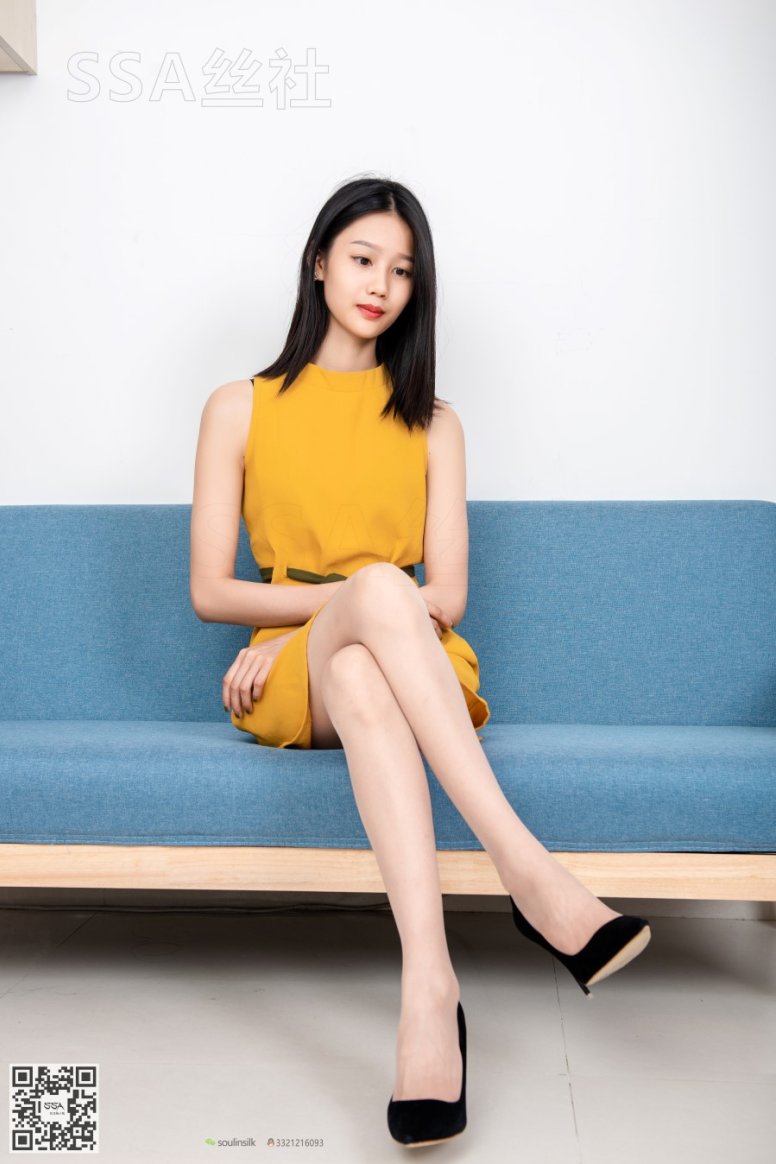 [SSA丝社]超清写真 NO.140 星星 橘黄色裙子肉丝穿搭示范 [128P/1.75GB]