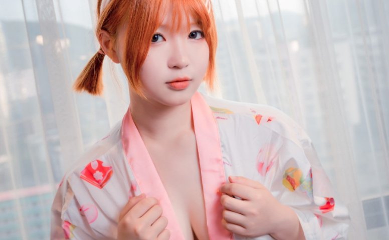 [喵糖映画]VOL.455 桃子的浴衣 [32P/257MB]